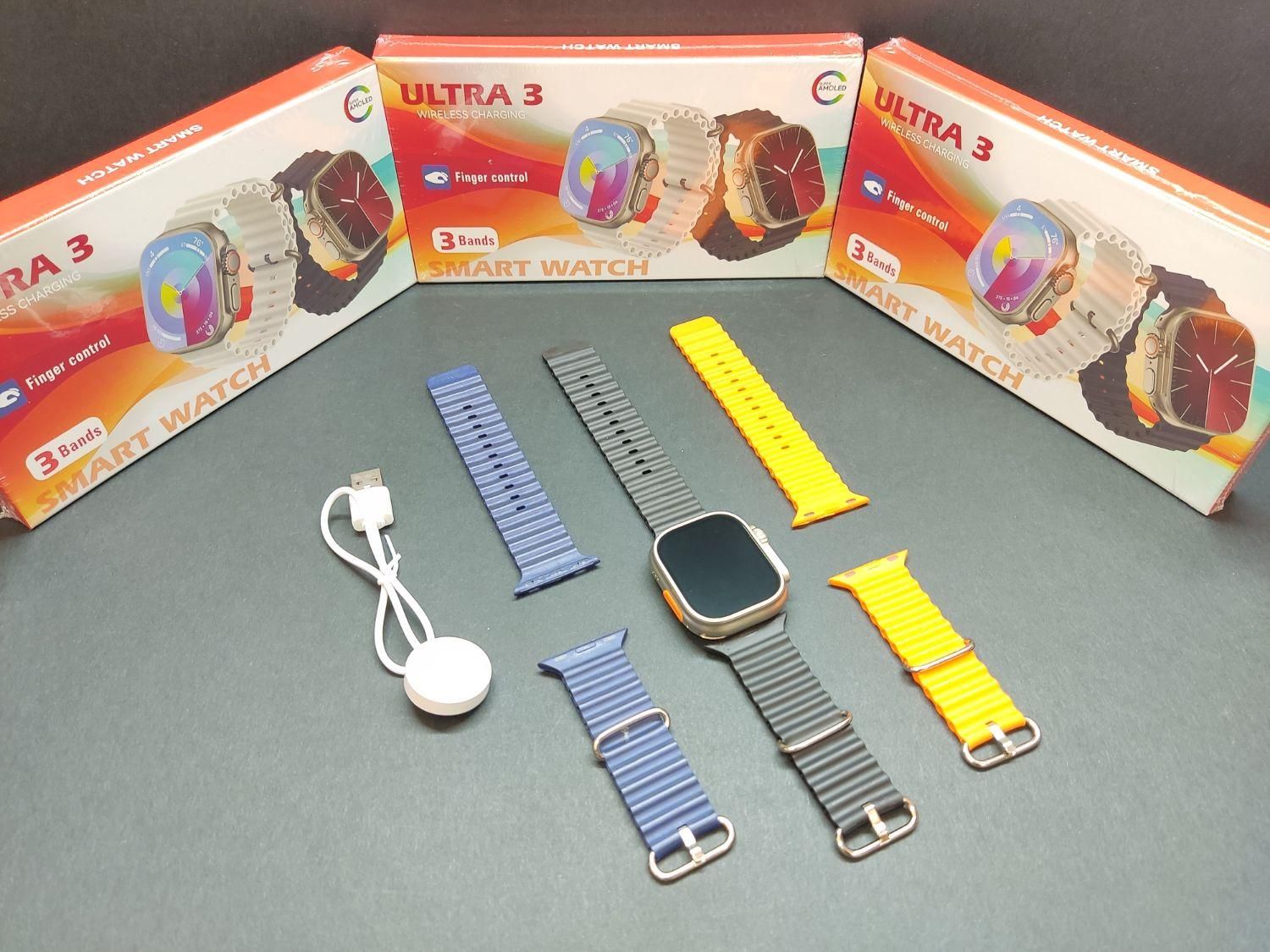 ساعت هوشمند ۳ بند ، طرح اپل واچ مدل Ultra3|لوازم جانبی موبایل و تبلت|زاهدان, |دیوار