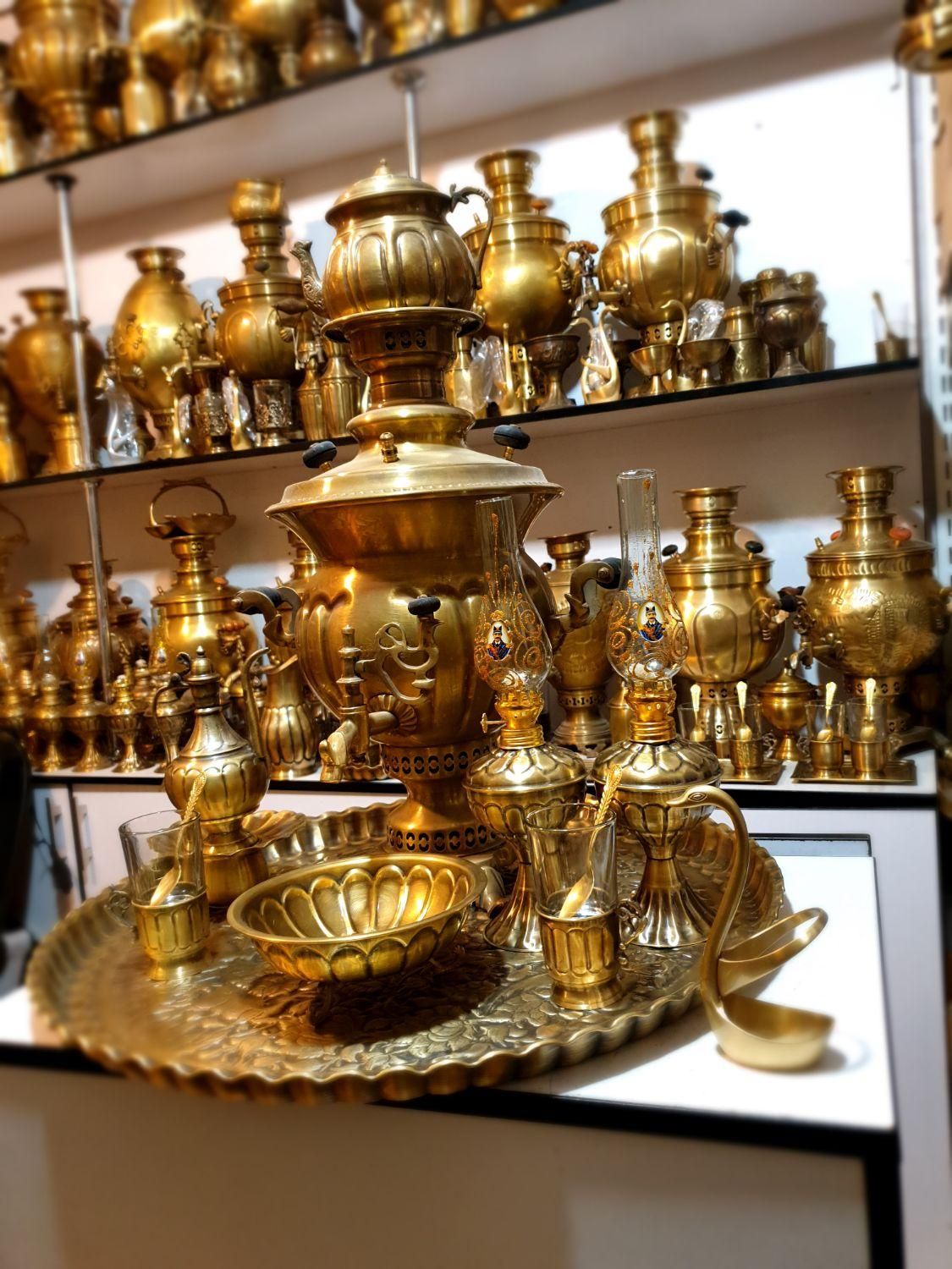 xd برنجی برقی مسی گازی سماور ذغالی زغالیzsg|سماور، چایساز، قهوهساز|اصفهان, دستگرده|دیوار