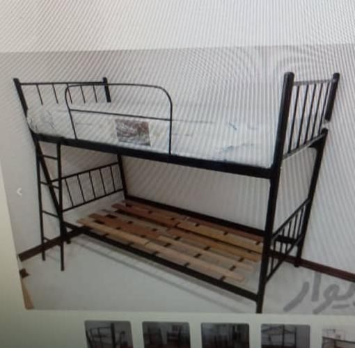 تخت دوطبقه خوابگاهی اشکان|تخت و سرویس خواب|تهران, شهرک ولیعصر جنوبی|دیوار