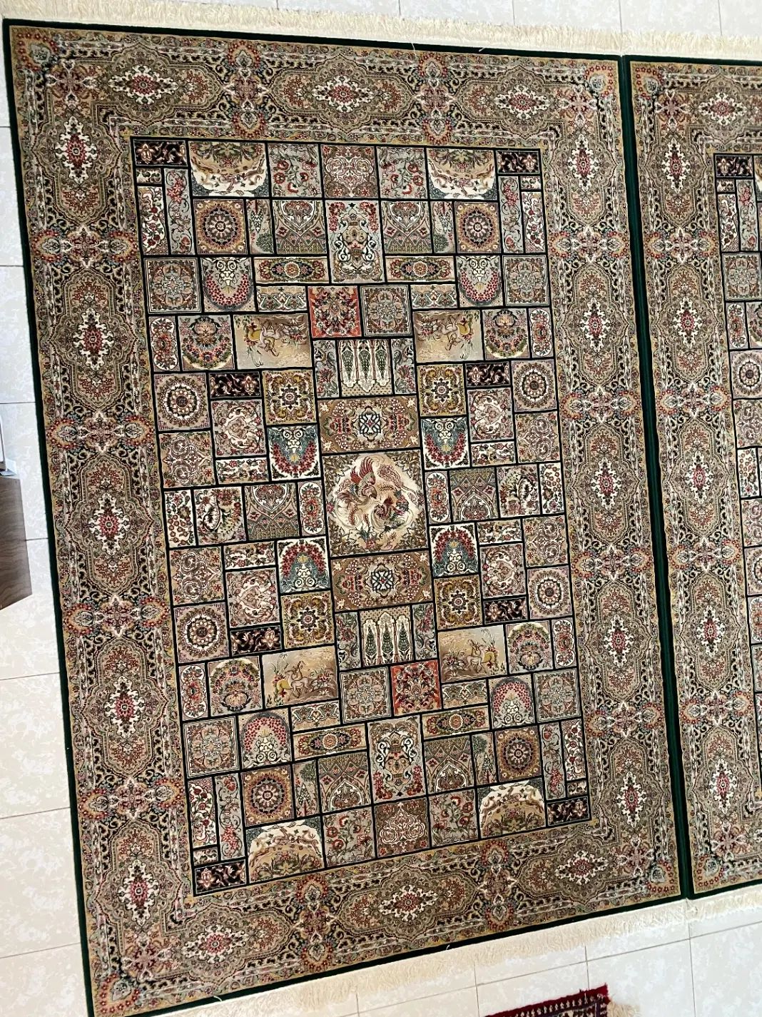 یک جفت فرش ۶ متری ستاره کویر یزد در حد نو|فرش|کرج, مطهری|دیوار
