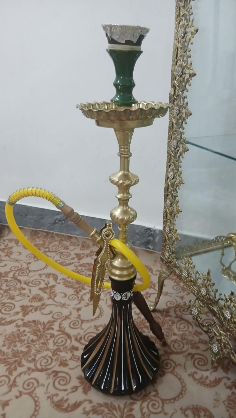 قلیون برنجی سنگین|کلکسیون و سرگرمی|قم, آزادگان|دیوار