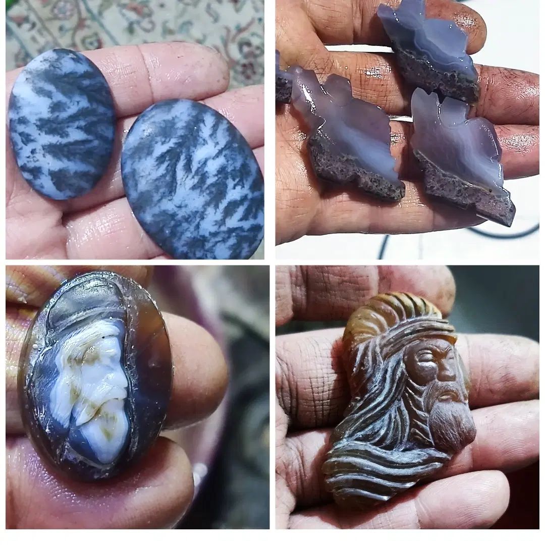 گوهرتراشی پیکرتراشی عقیق راف گردنبند مجسمه تندیس|بدلیجات|مشهد, اروند (کشف)|دیوار