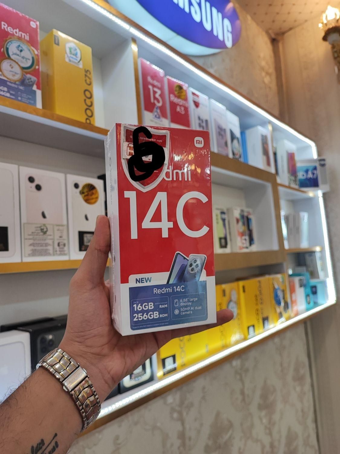 شیائومی Redmi 14C با حافظهٔ ۲۵۶ گیگابایت|موبایل|مشهد, سید رضی|دیوار