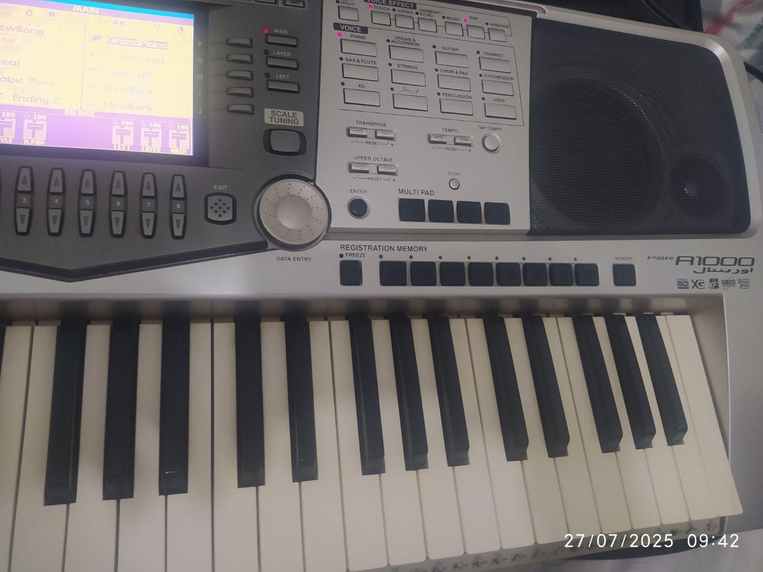 ارگ a1000|پیانو، کیبورد، آکاردئون|قم, باجک دو|دیوار