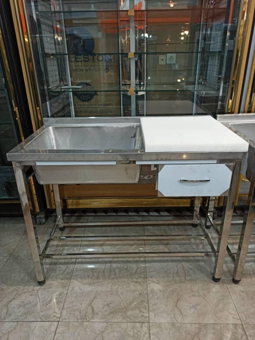 انواع میز کار و سینک در ابعاد مختلف|کافی‌شاپ و رستوران|اندیمشک, |دیوار