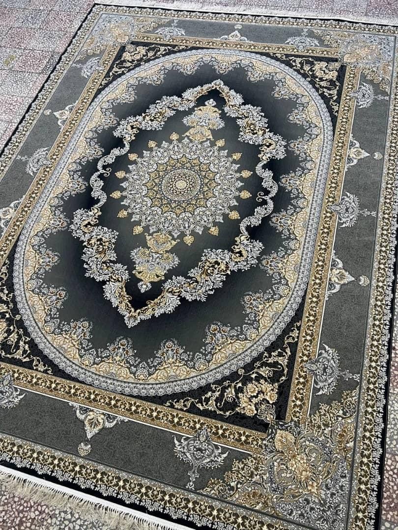 فرش ۹متری ۴عدد۷۰۰شانه گل برجسته اصل تراکم ۲۵۵۰|فرش|اردبیل, |دیوار