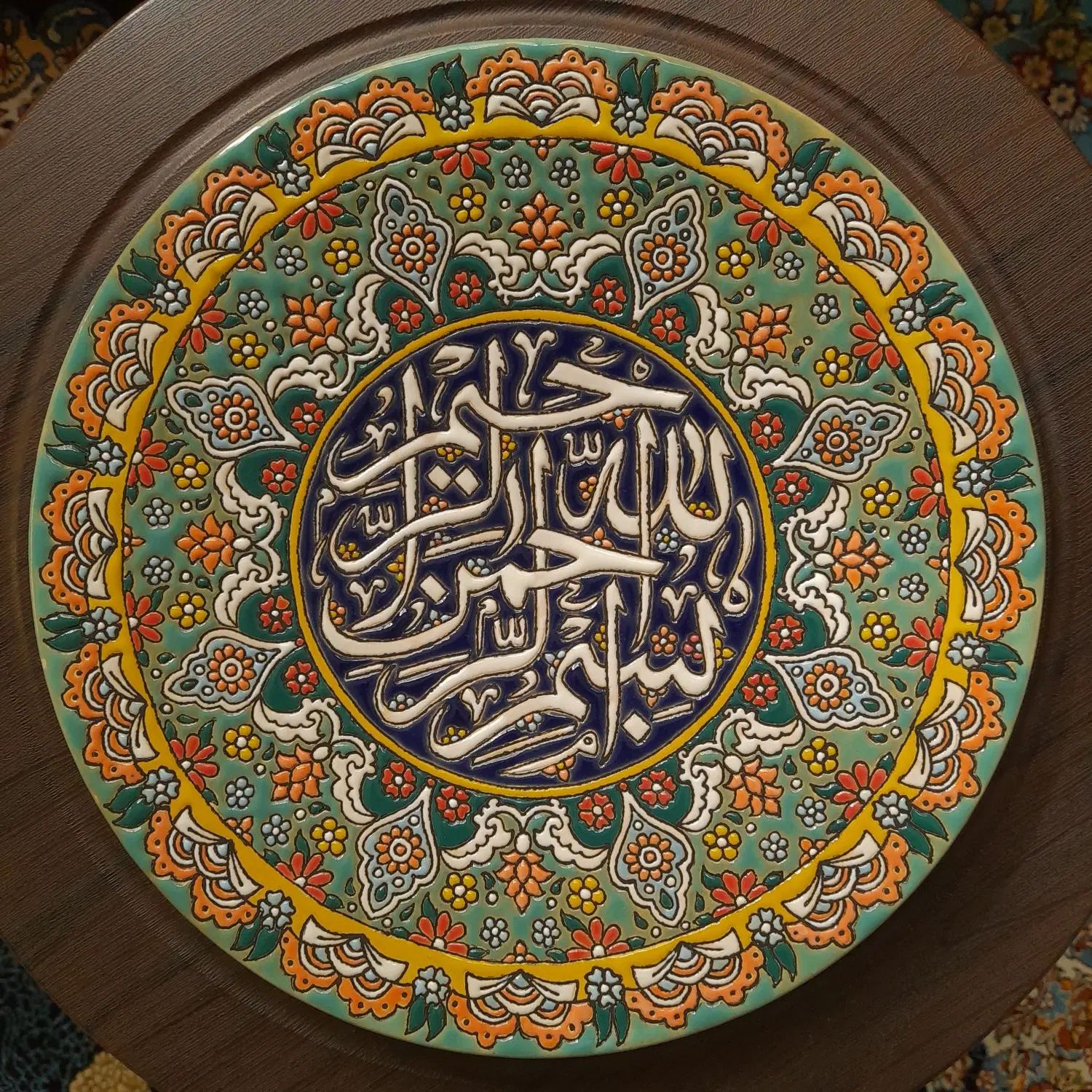 ظروف میناکاری روی سفال|صنایع دستی و سایر لوازم تزئینی|اصفهان, خوراسگان|دیوار