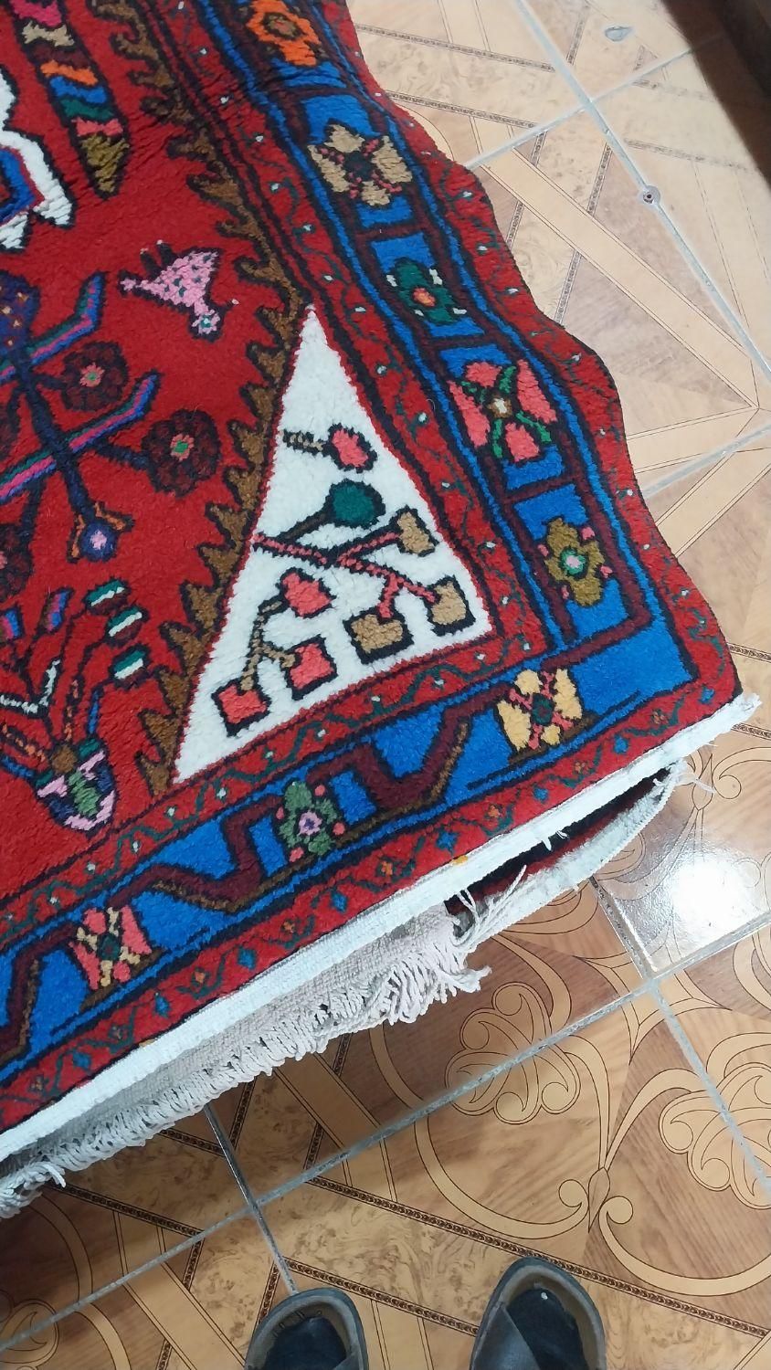 جفت ۳متری دستباف زنجان رنگ گیاهی|فرش|دورود, |دیوار