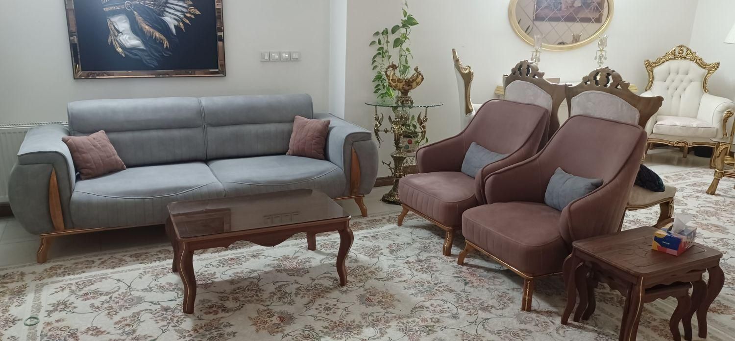 نیم ست چستر ۵ نفره   تختخواب شو|مبلمان خانگی و میز عسلی|قرچک, |دیوار