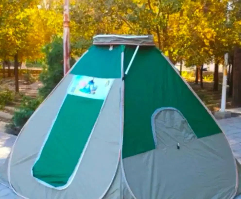 چادر مسافرتی۸ نفره‌ سایبان دار  تک درب صادراتی|کوهنوردی و کمپینگ|خمینی‌شهر, |دیوار