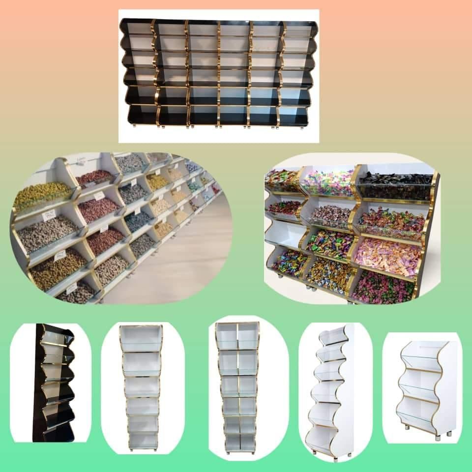 جای آجیل و قفسه شکلات و استند حبوبات و خشکبار|فروشگاه و مغازه|شیراز, سعدیه شمالی|دیوار