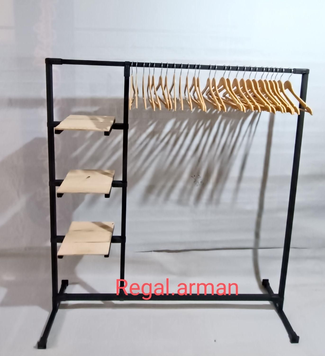 رگال ارمان و  چوب لباسی درآور دار|جاکفشی، کمد، دراور|شیراز, لب آب|دیوار