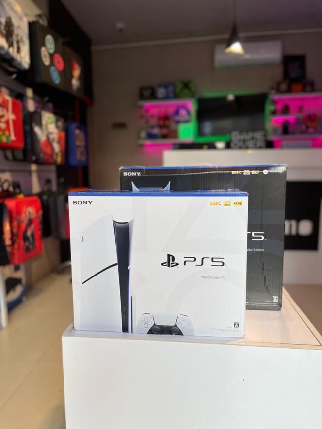 کنسول پلی استیشن ۵ اسلیم آکبند با گارانتی Ps5 slim|کنسول، بازی ویدئویی و آنلاین|رشت, گلباغ نماز|دیوار