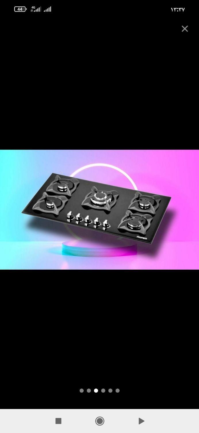 اجاق گاز ۵ شعله پادیسانی|اجاق گاز و لوازم برقی پخت‌وپز|رشت, حمیدیان|دیوار