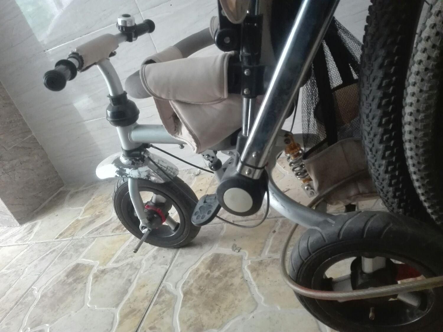 سه چرخه خارجی به رنگ کرمی|دوچرخه، اسکیت، اسکوتر|تبریز, |دیوار