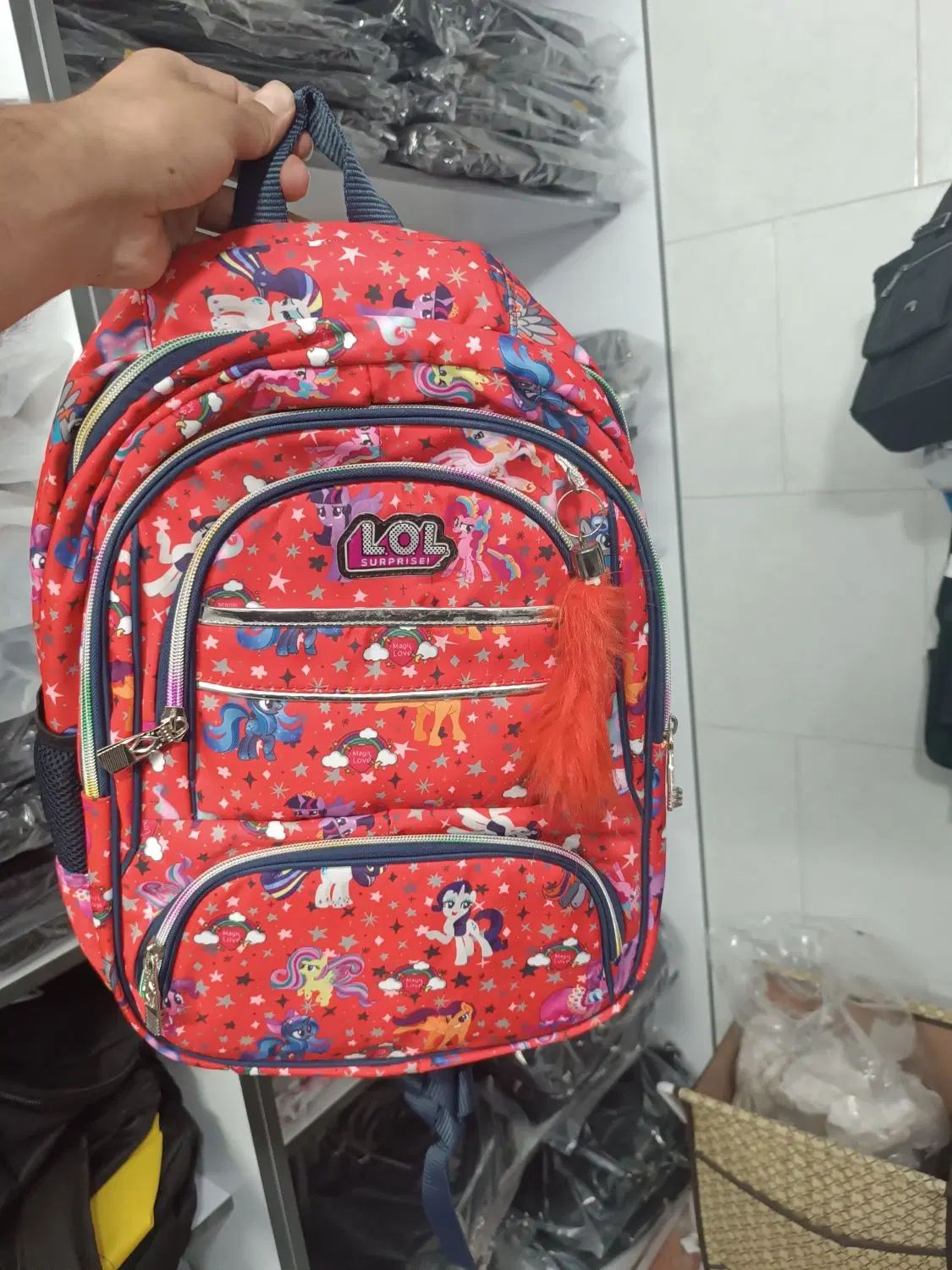 کیف و کوله مدرسه طرح دار دخترانه جنس باکیفیت|کیف، کفش، کمربند|اصفهان, هفتون|دیوار