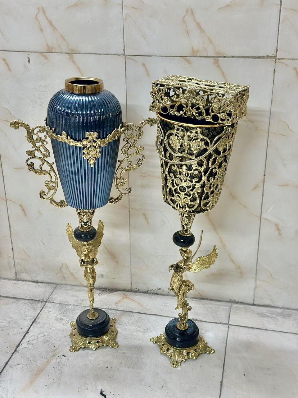 گلدان گلدون برنزی برنجی هندی کنارسالنی تزئینی|صنایع دستی و سایر لوازم تزئینی|مشهد, شهید رضوی|دیوار
