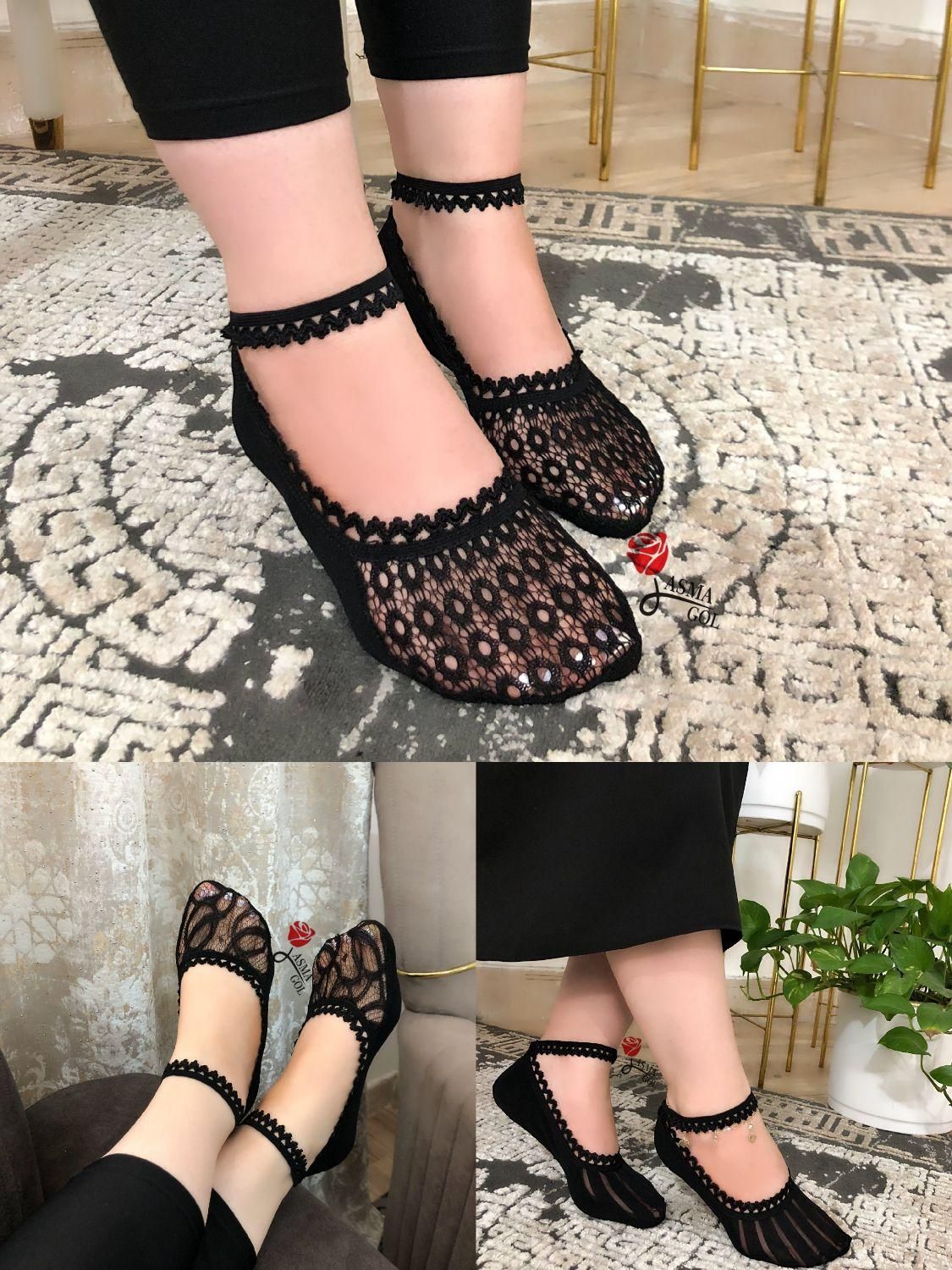 جوراب زنانه مجلسی/بنددار/سه طرح|لباس|قرچک, محمد آباد|دیوار