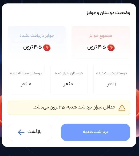 ترون رایگان|کارت هدیه و تخفیف|تهران, اباذر|دیوار