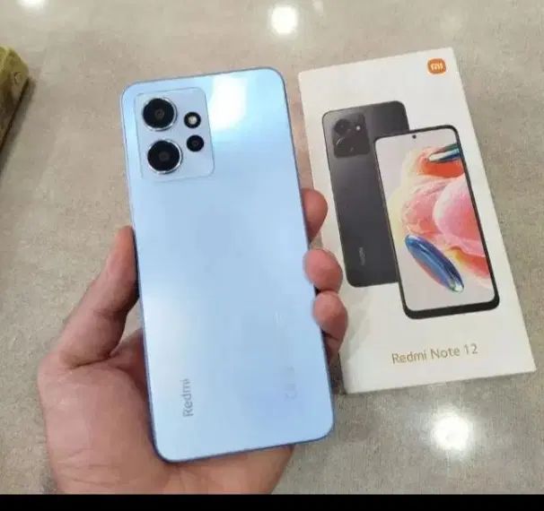 Redmi Note12 حافظه 256رم8  رنگ آبی بدون تعمییر|موبایل|مشهد, اروند|دیوار