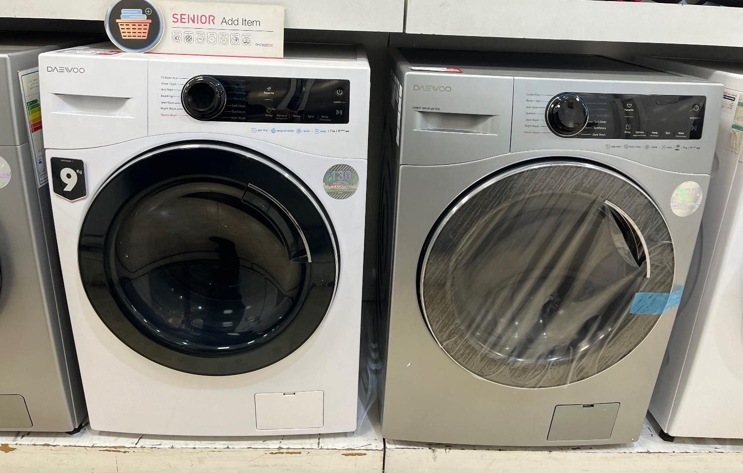 لباسشویی 9کیلو دووLM-990 مدل شیم 1400دورهوشمند|ماشین لباسشویی و خشک‌کن لباس|رشت, گلسار|دیوار