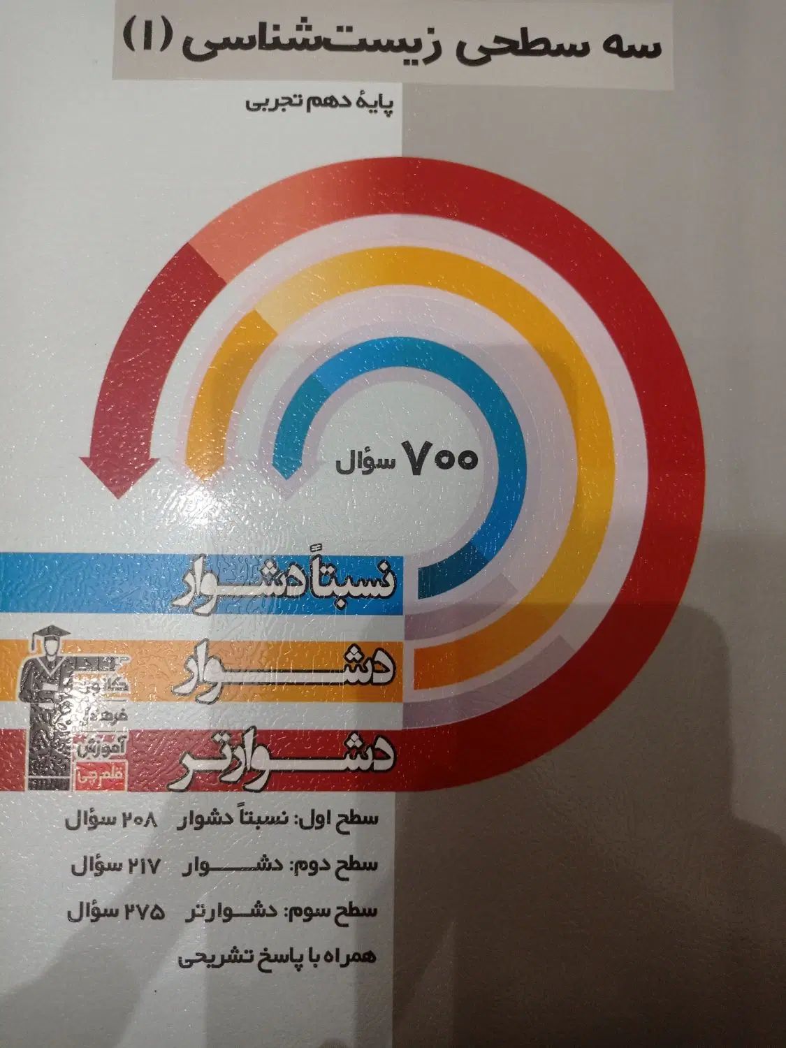 کتاب های سه سطحی قلمچی دهم  زیست شیمی فیزیک ریاضی|کتاب و مجله آموزشی|تهران, سردارجنگل|دیوار