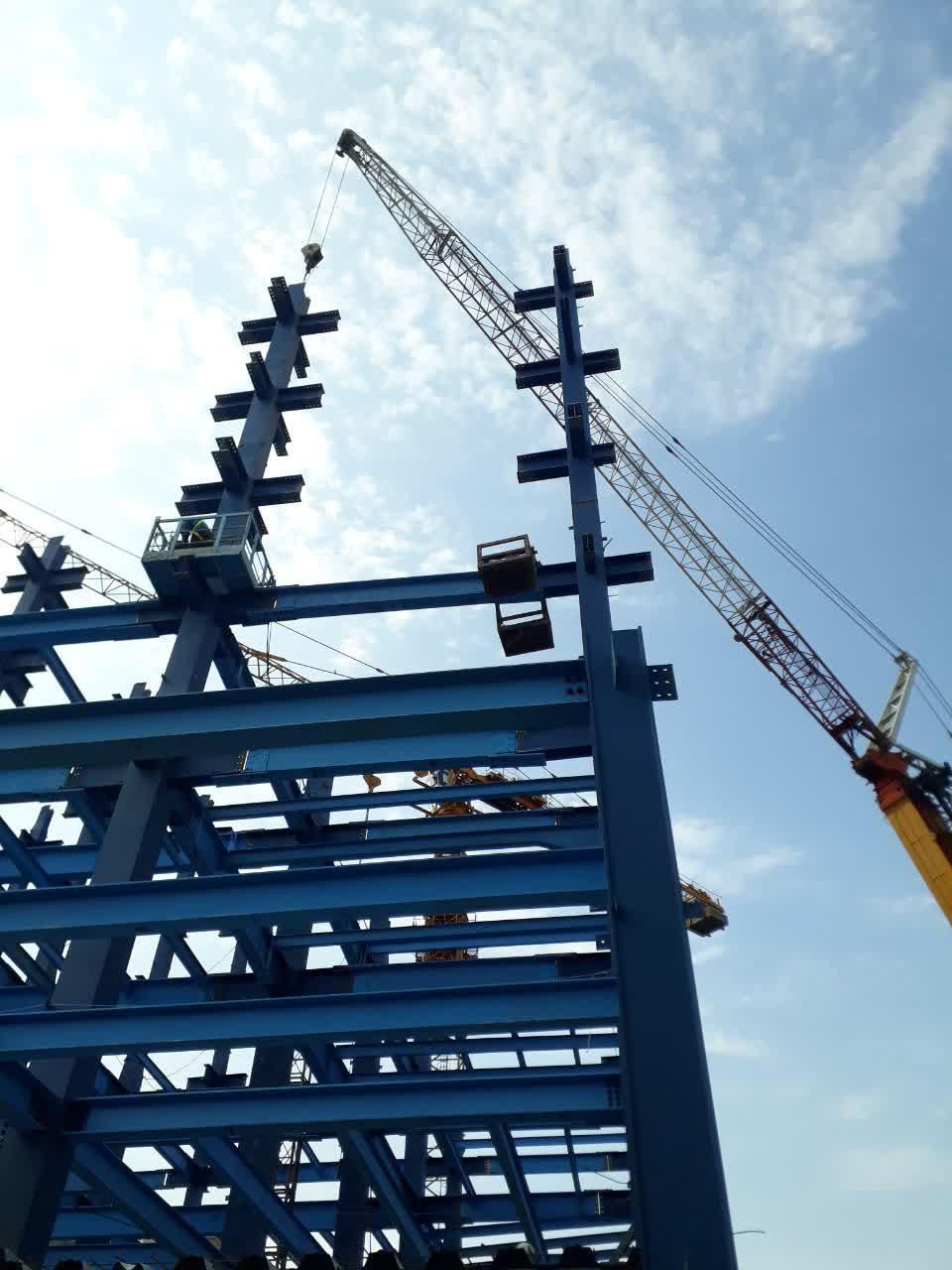 اجرای اسکلت ساختمان با کیفیت جوش CO2|خدمات پیشه و مهارت|الیگودرز, |دیوار