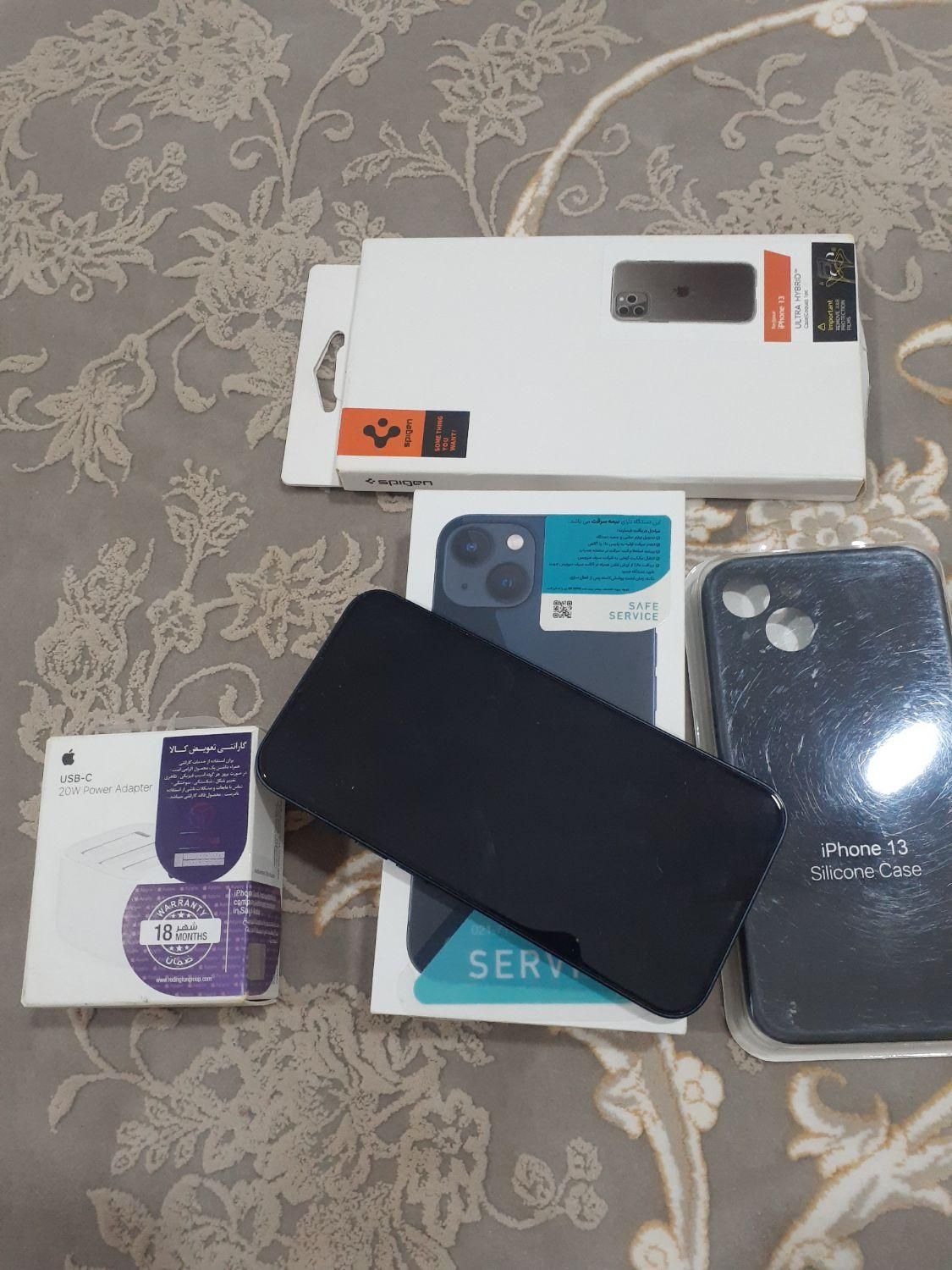 اپل iPhone 13 با حافظهٔ ۱۲۸ گیگابایت|موبایل|کرمانشاه, |دیوار