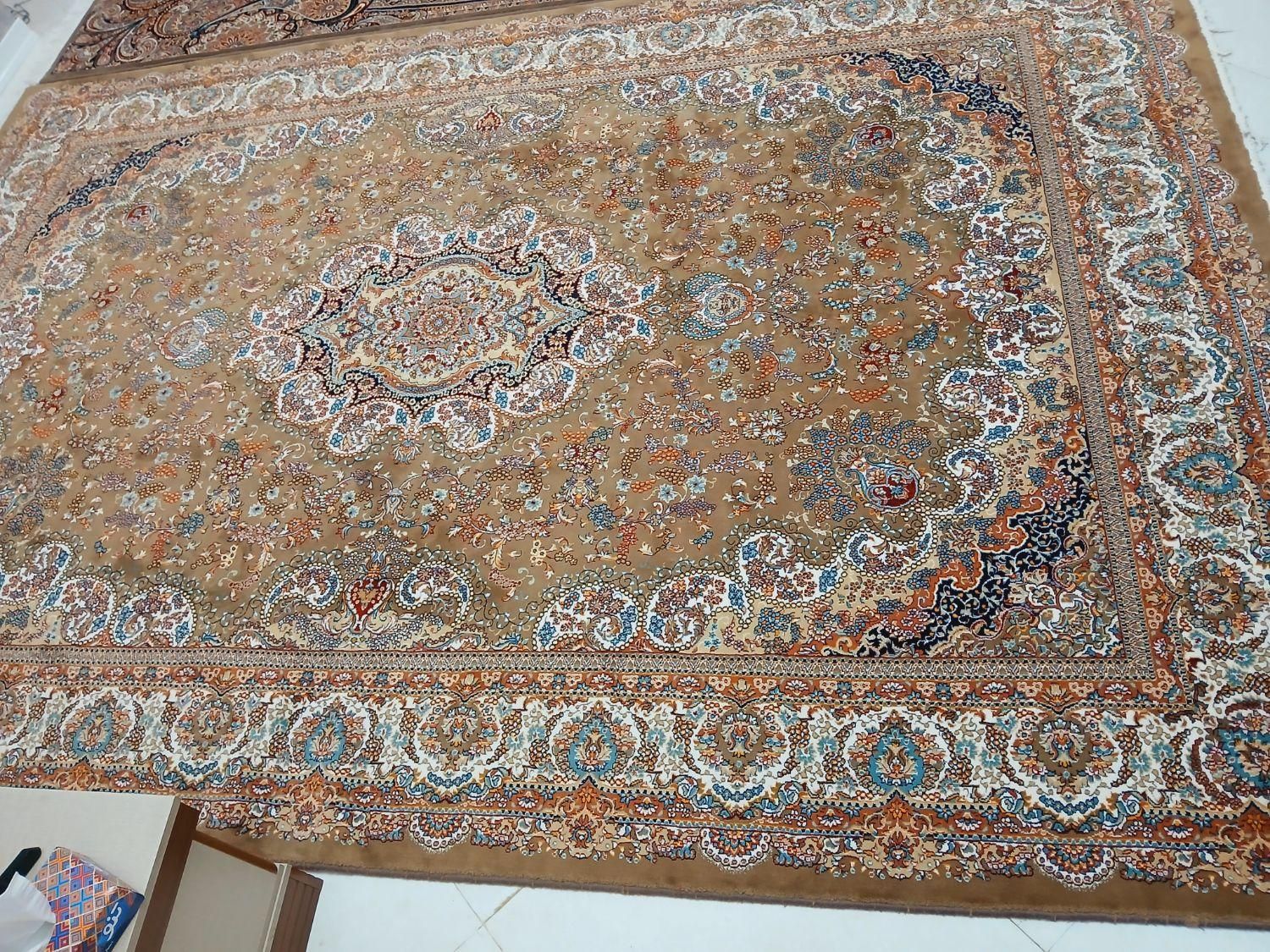 یک عدد فرش ۹ متری گردویی تازه شسته شده سالم|فرش|اسلام‌شهر, |دیوار