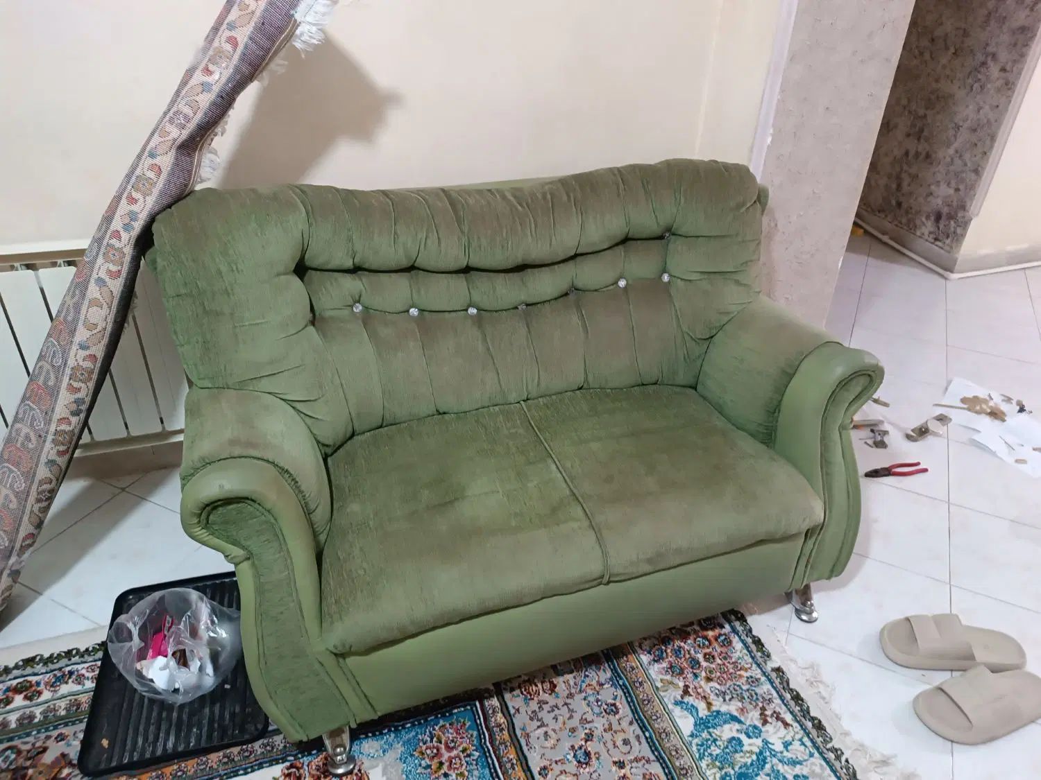 مبل هفت نفره|مبلمان خانگی و میز عسلی|کرج, چمن|دیوار