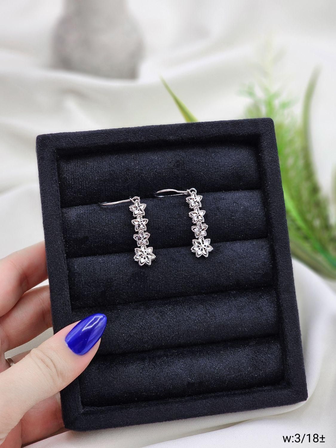 گوشواره نقره آویز شگفت انگیز تخفیف ویژه نقره سازی۵|بدلیجات|تبریز, |دیوار