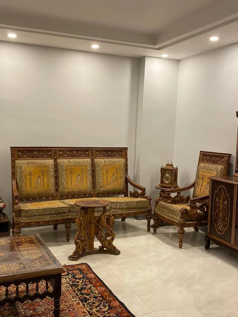 مبلمان ۹ نفره وناهار خوری چوب راش طرح سیمرغ|مبلمان خانگی و میز عسلی|تهران, پرواز|دیوار
