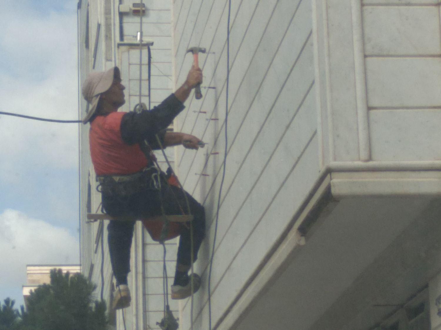 محکم کردن امنیت سنگ های نما لغ و سُست*رفعنم|خدمات پیشه و مهارت|بجنورد, |دیوار