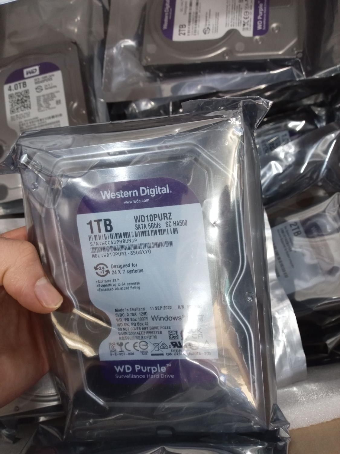 هارد وسترن بنفش یکترابایت مخصوص دوربین مدار بسته|قطعات و لوازم جانبی رایانه|کرج, گلشهر|دیوار