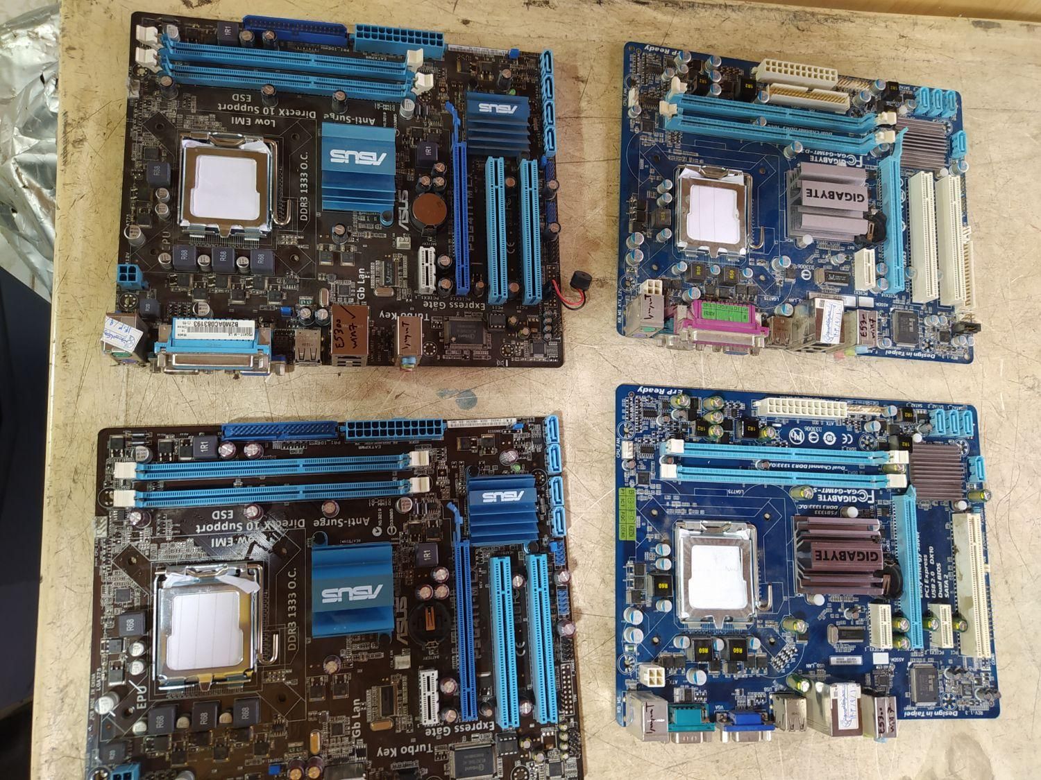 مادربرد DDR3 کاملا سالم ASUS و GIGA|قطعات و لوازم جانبی رایانه|رشت, فلسطین|دیوار
