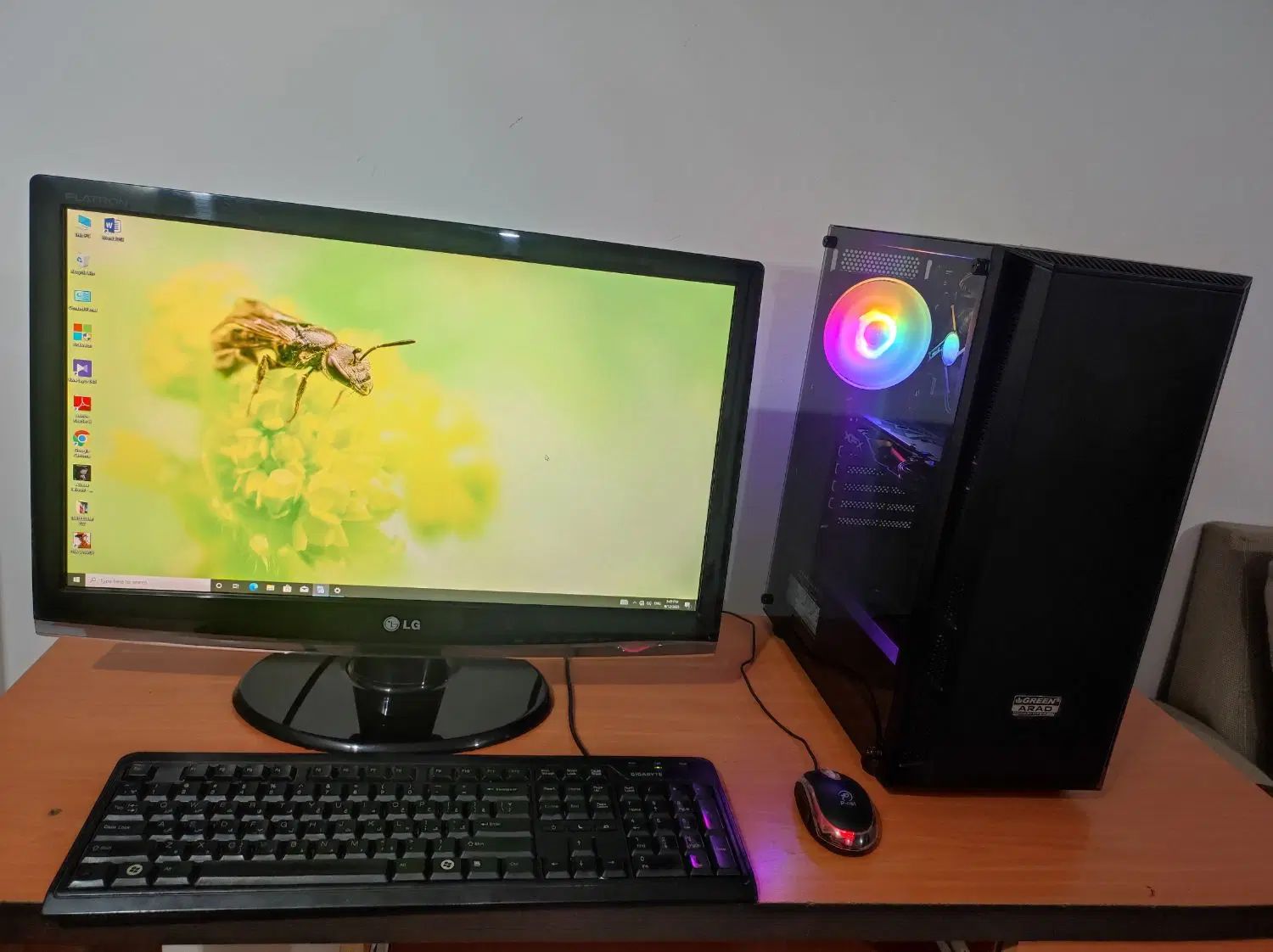 کامپیوتر گیمینگ  cor i5 ، رم ۱۶ ، rx 570 ، با ssd|رایانه رومیزی|کرج, چمن|دیوار