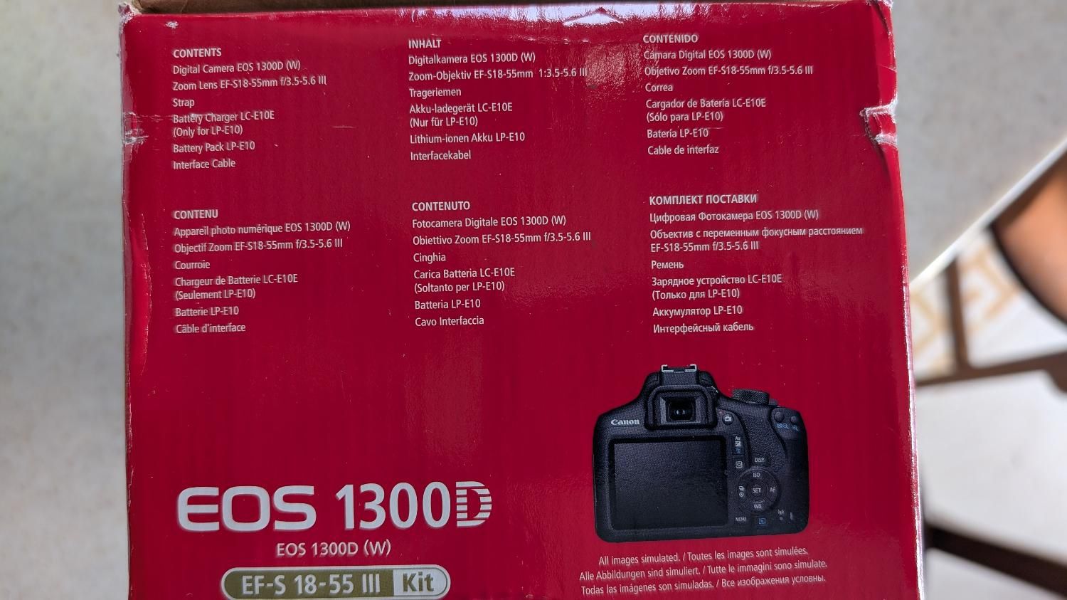 دوربین کنون 1300d kit|دوربین عکاسی و فیلم‌برداری|تهران, فرمانیه|دیوار