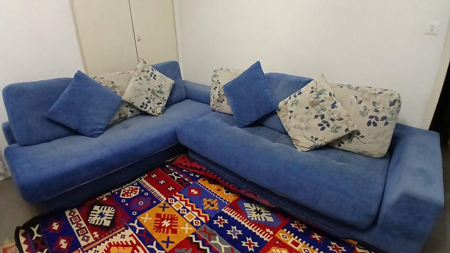 فروش مبل اِل و آینه کنسول چوبی|مبلمان خانگی و میز عسلی|فردیس, |دیوار