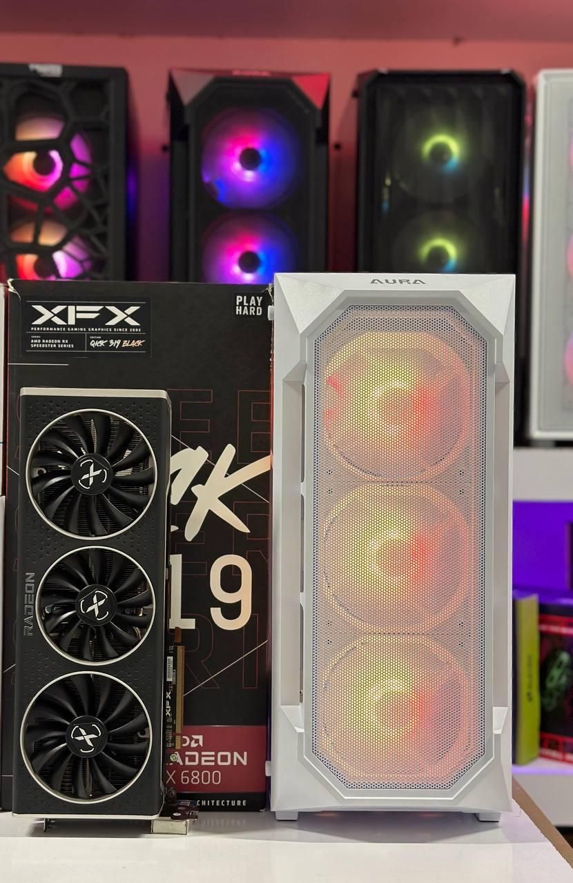 کیس گیمینگ RX6800 XFX پردازنده i5 مین DDR5آکبند|رایانه رومیزی|مشهد, فلسطین|دیوار