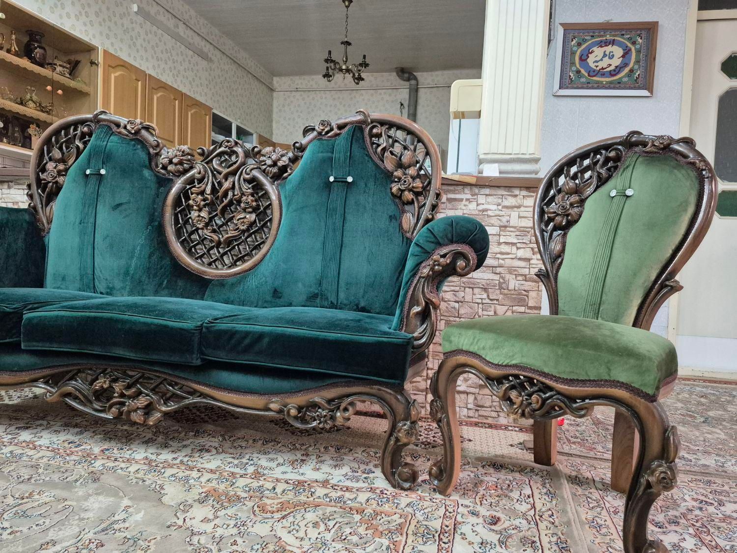 مبل سلطنتی|مبلمان خانگی و میز عسلی|یزد, |دیوار