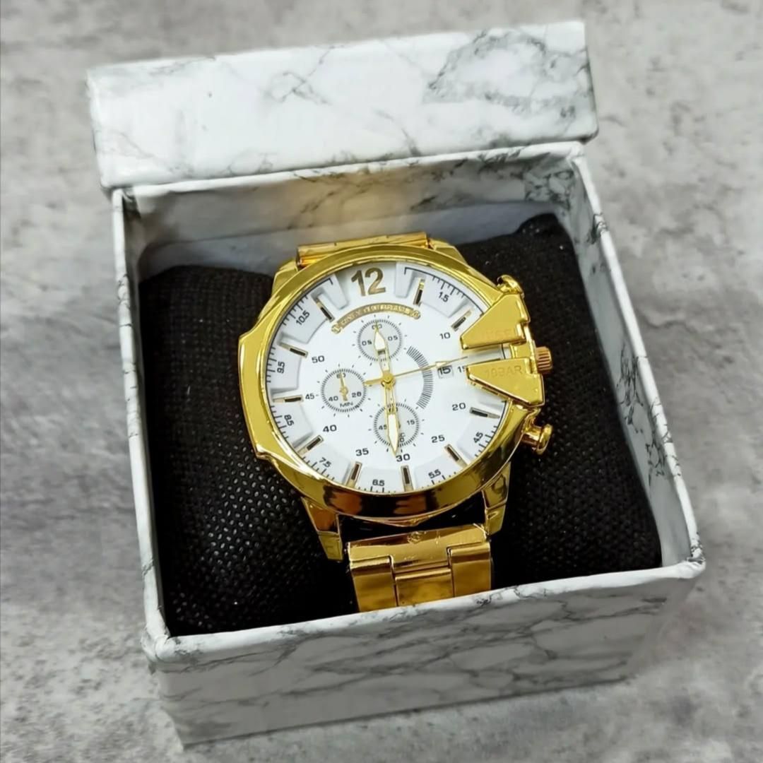 نیم‌ست طلایی وساعت مدل Zelvorn/شیک و چشم‌گیر|بدلیجات|سوسنگرد, |دیوار