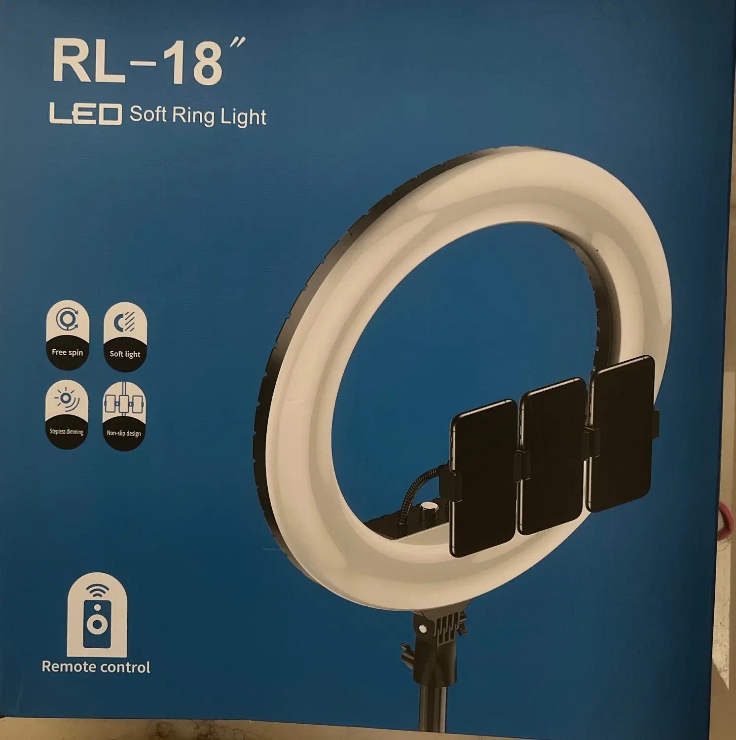 رینگ لایت rl18 نو|دوربین عکاسی و فیلم‌برداری|تهران, شهرک گلها (تهرانسر)|دیوار