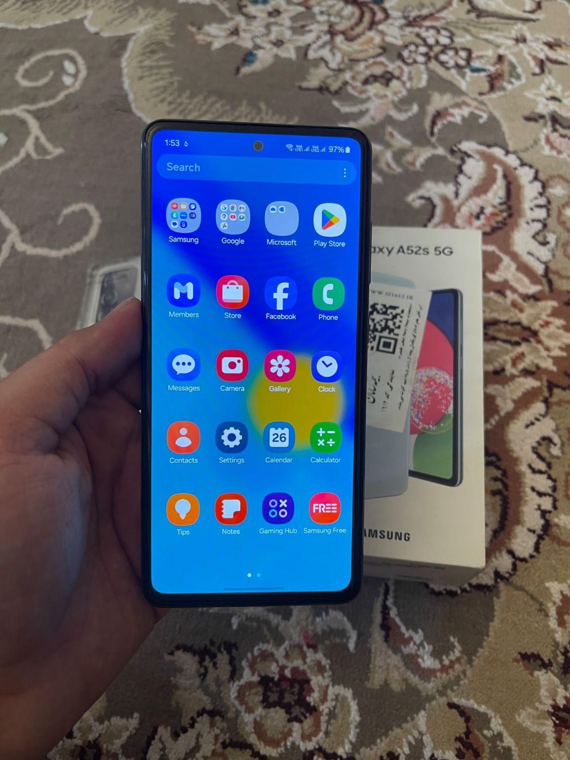 samsung a52s 5g حافظه 256 گیگ|موبایل|تهران, استاد معین|دیوار