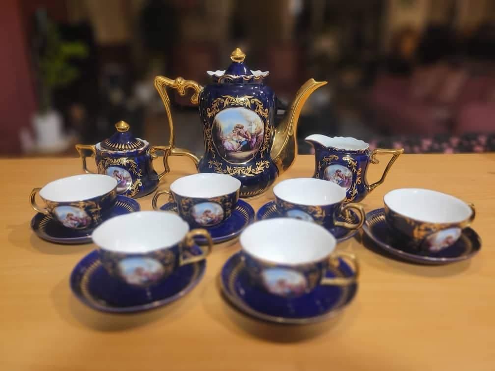 سرویس چای و قهوه خوری نو|صنایع دستی و سایر لوازم تزئینی|اصفهان, پارک مشتاق|دیوار
