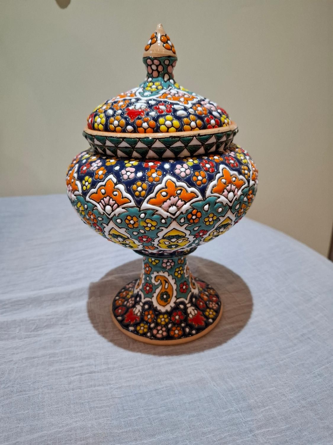 بشقاب، شکلات‌خوری، گلدان میناکاری|صنایع دستی و سایر لوازم تزئینی|تهران, سازمان برنامه شمالی|دیوار