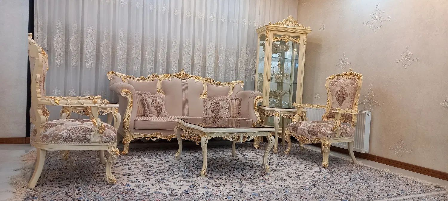 مبل استیل به همراه میز ناهار خوری|مبلمان خانگی و میز عسلی|اصفهان, وحید|دیوار