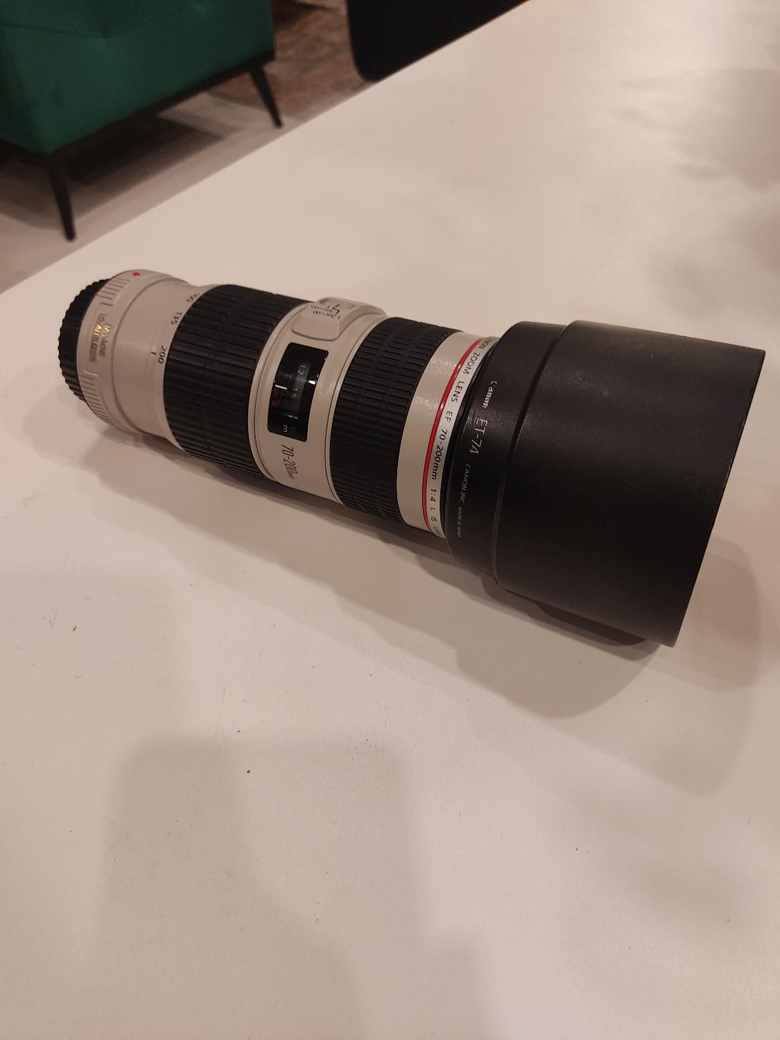 لنز کنن Canon 70-200 is USM با محافظ Kenko ژاپن|دوربین عکاسی و فیلم‌برداری|تهران, تهرانپارس غربی|دیوار