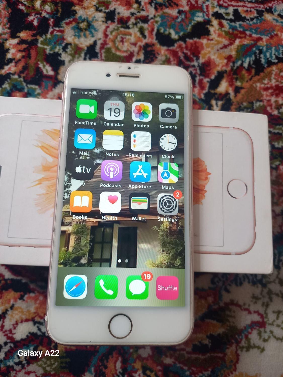 اپل iPhone 6s با حافظهٔ ۶۴ گیگابایت|موبایل|تهران, مسعودیه|دیوار