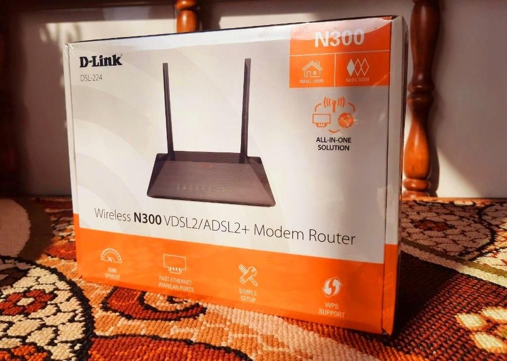 *مودم روتر D-Link Dsl-224 New*|مودم و تجهیزات شبکه|مشهد, کوثر|دیوار