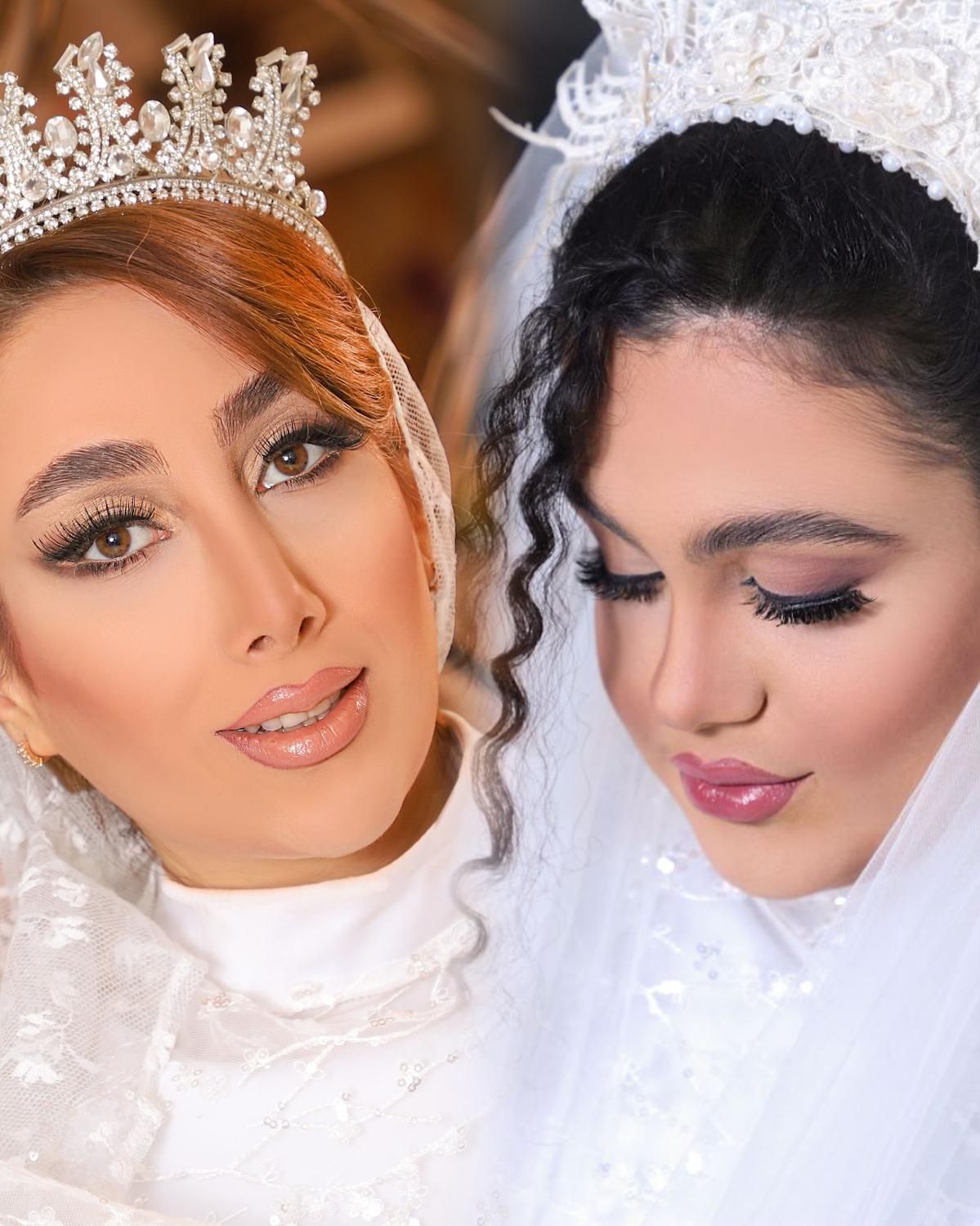 میکاپ و شنیون عروس و همراهی +آموزش|خدمات آرایشگری و زیبایی|مشهد, هنرور|دیوار